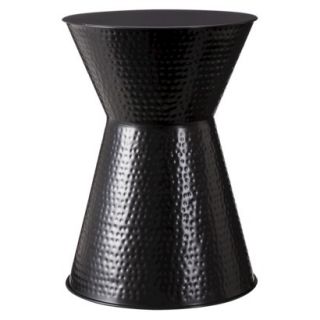 Accent Table: Threshold Round Metal Accent Table   Black