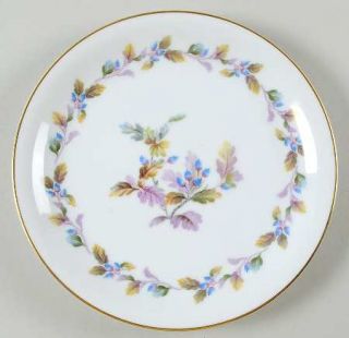Noritake Oakwood Salad Plate, Fine China Dinnerware   Blue Flowers,Lavender&Gree