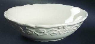  Felice Ivory Soup/Cereal Bowl, Fine China Dinnerware   Chris Madden,All