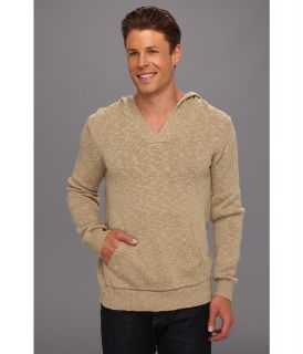 Lucky Brand Slub Hooded Pullover Sweater Mens Sweater (Taupe)