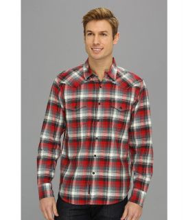 Lucky Brand Downdraft Plaid Western Shirt Mens Long Sleeve Button Up (Multi)