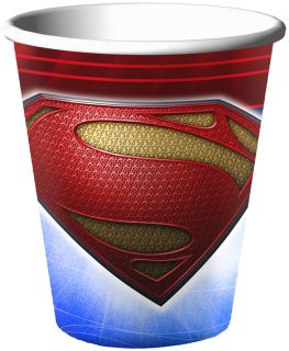 Superman Man of Steel 9 oz. Paper Cups
