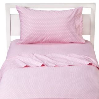 Circo Polka Dot Sheet Set   Pink (Twin)