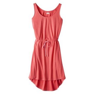 Mossimo Supply Co. Juniors Tie Waist Dress   Hot Coral L