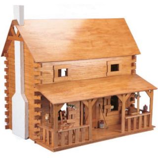 Greenleaf Creekside Cabin Dollhouse Kit   1 Inch Scale   9307
