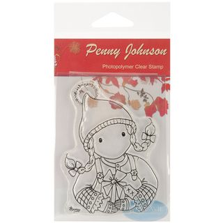 Stampavie Penny Johnson Clear Stamp gretchens Gift 3 1/2