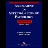 Assessment in Speech Language Pathology / With CD