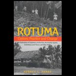Rotuma: Custom, Practice and Change
