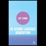 KEY TERMS IN SECOND LANG.ACQUISITION