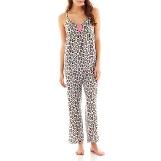 Pj Couture Pajama Set, Leopard, Womens