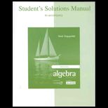 Elementary Algebra   Student Solution Manual