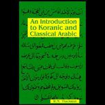 Introduction to Koranic and Classical Arabic : An Elementary Grammar of the Language