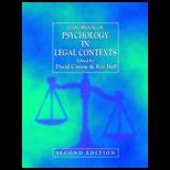 Handbook of Psychology in Legal Context