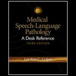 Medical Speech   Language Pathology