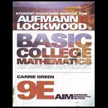 Basic College Mathematics   Student Solution Manual