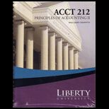 Acct212 Prin. of Accounting II (Custom)