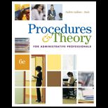 Procedure and Theory for Administrative Professionals   With CD