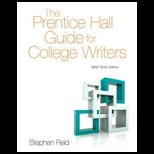 Prentice Hall Guide for College Writers, Brief