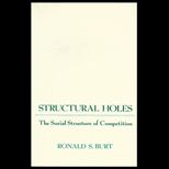 Structural Holes : The Social Structure of Competition