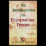Introduction to Econometric Theory : Measure, Theoretic Probability, and Statistics with Applications to Economics
