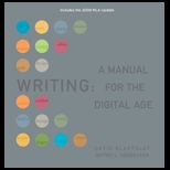 Writing A Manual for Digital Age, Comprehensive, 2009 MLA Update