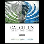 Calculus and Its Applications   With Solution Manual and Graphing Calculator