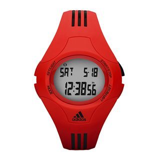 Adidas Uraha Womens Mid Size Red Digital Chronograph Sport Watch