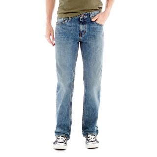 ARIZONA Original Straight Medium Wash Jeans, Med Vintage Worn, Mens