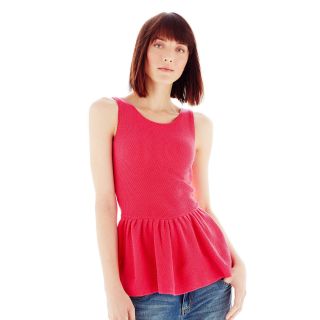 JOE FRESH Joe Fresh Sleeveless Peplum Top, Pink