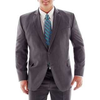 Stafford Travel Suit Jacket   Big and Tall, Grey, Mens
