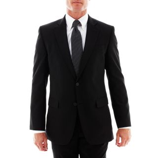 Stafford Travel Slim Fit Suit Jacket, Dk Charcoal, Mens