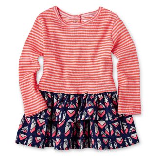 JOE FRESH Joe Fresh Striped Dress   Girls 3m 24m, Pink, Pink, Girls