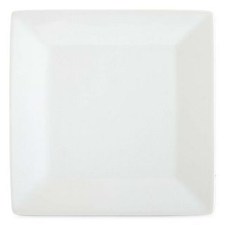 JCP Home Collection  Home Whiteware Set of 4 Square Canape Plates, White