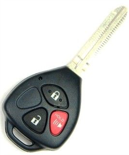 3 Button Pontiac Vibe Remote Replacement Case Shell with Key