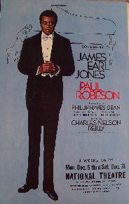 James Earl Jones Is Paul Robeson (Original Theatre Window Card)