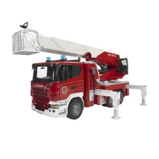 Bruder Scania R Series Fire Engine with Water Pump and Light and Sound