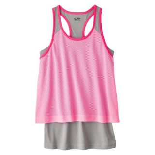 C9 by Champion Girls 2 Fer Fashion Tank Top   Pink XS