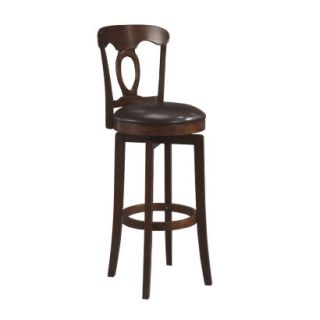 Counter Stool: Hillsdale Furniture Corsica Swivel Counter Stool   Brown