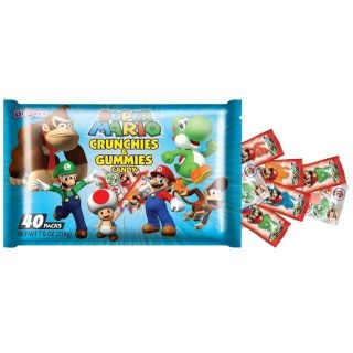 Super Mario Crunchies and Gummies Candy