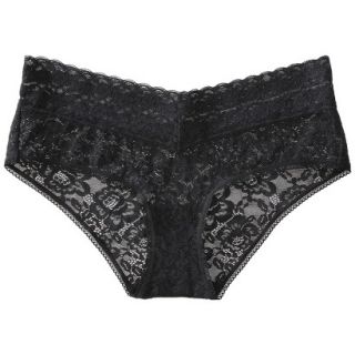 Gilligan & OMalley Womens All Over Lace Hipster   Black S