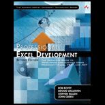 Professional Excel Development: The Definitive Guide to Developing Applications Using Microsoft Excel, VBA, and .NET   With CD