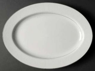 Japan China Southwicke 14 Oval Serving Platter, Fine China Dinnerware   White D