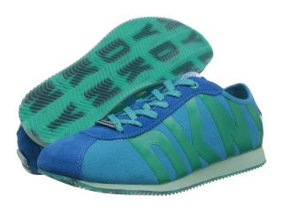 DKNY Janet Womens Lace up casual Shoes (Blue)