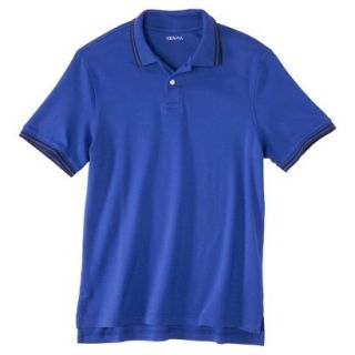 Mens Classic Fit Polo Shirt BLUE STREAK L