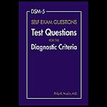 DSM 5 Self Examination Questions: Test Questions for the Diagnostic Criteria