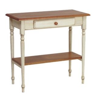 Console Table: Office Star Country Cottage Foyer Table with Drawer