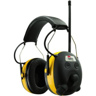 3M Tekk Protection Work Tunes AM/FM Radio/MP3 and Hearing Protector, Model