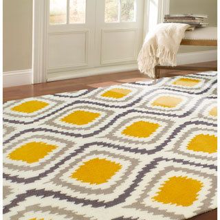 Nuloom Handmade Modern Ikat Rug (76 X 96)