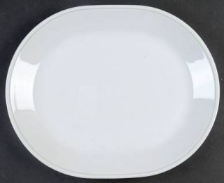 Corning Peach Garland 12 Oval Serving Platter, Fine China Dinnerware   Corelle,