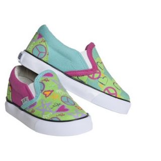 Girls Xolo Shoes Doodle 2 Twin Gore Canvas Sneakers   Multicolor 1